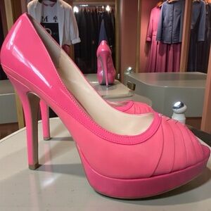 Audrey Brooke Vibrant Pink Heels